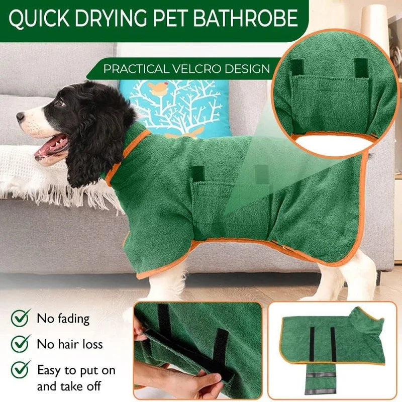 Pet Bathrobe Higly Absorbent