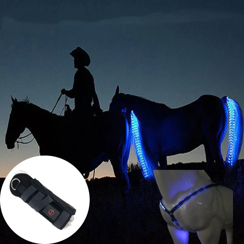 100 CM Long LED Horse Riding Tails Decoration