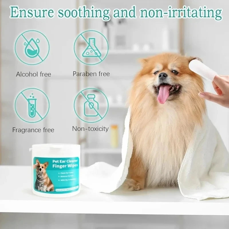 Pet Ear Cleaning Wipes