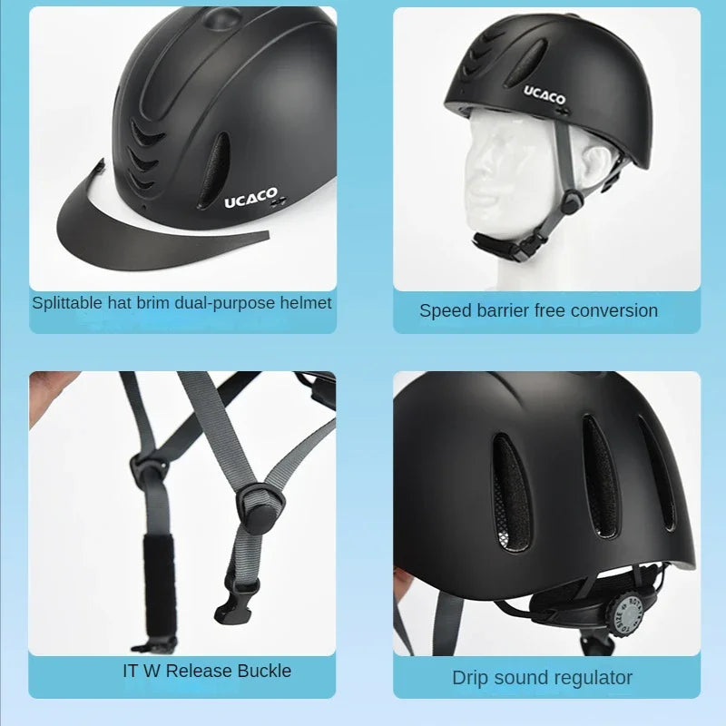 Ultralight Adults/Children's Equestrian Helmet