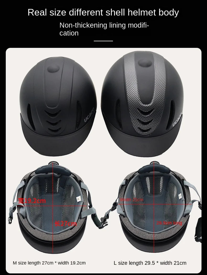 Ultralight Adults/Children's Equestrian Helmet