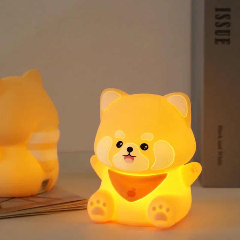 Cute Animal - shape Silicone Night Light