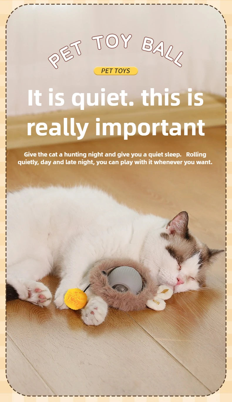 Cat/Dog Interactive Ball Toy Automatic