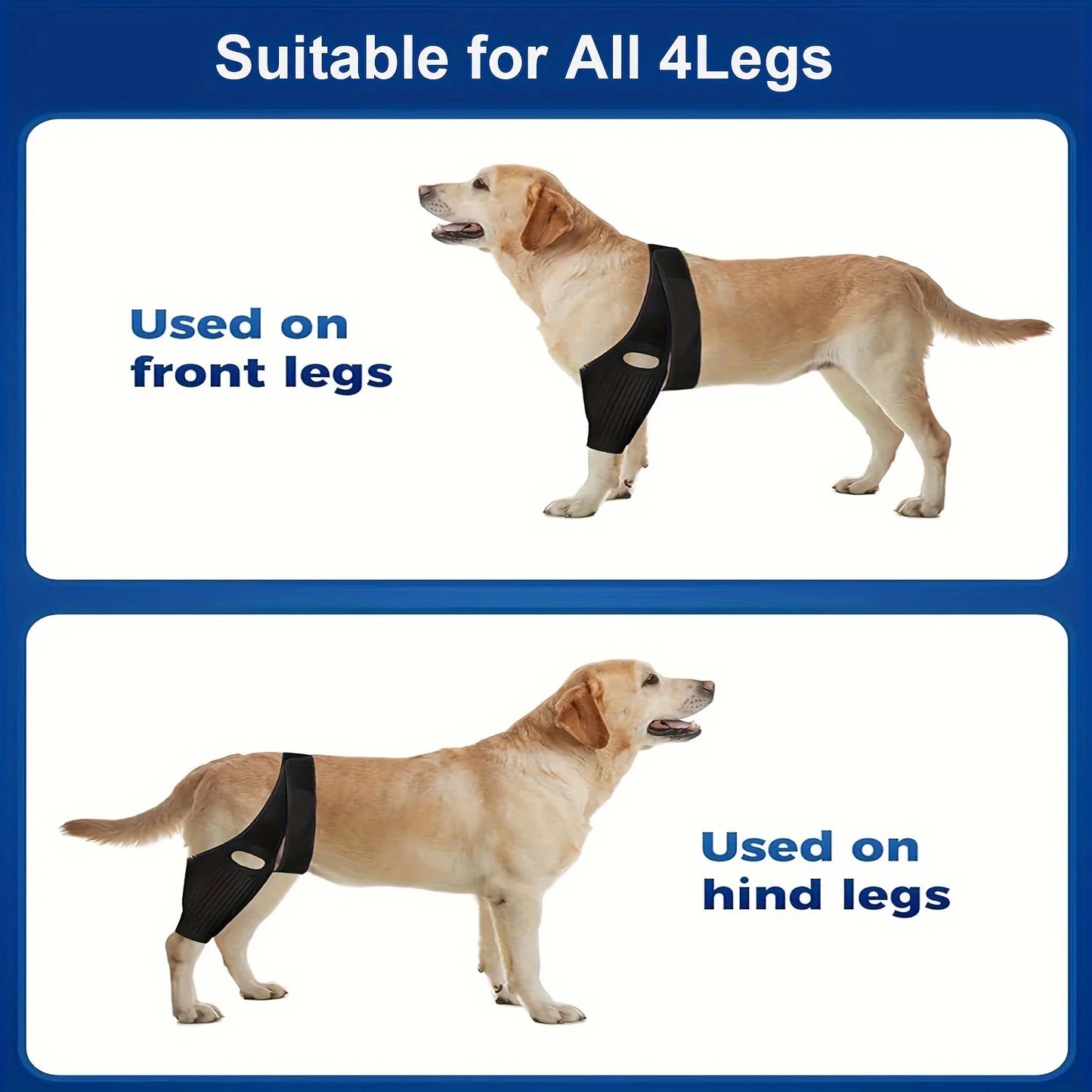Adjustable Canine Rear Leg Brace
