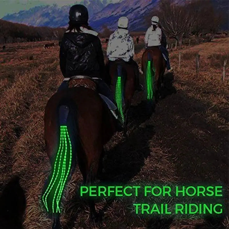 100 CM Long LED Horse Riding Tails Decoration