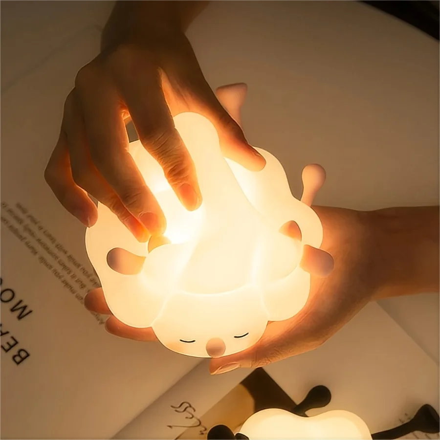 Cute LED Night Light Panda Sheep Rabbit