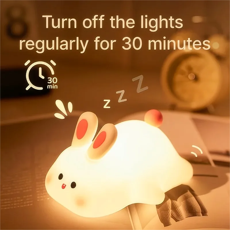 Cute LED Night Light Panda Sheep Rabbit