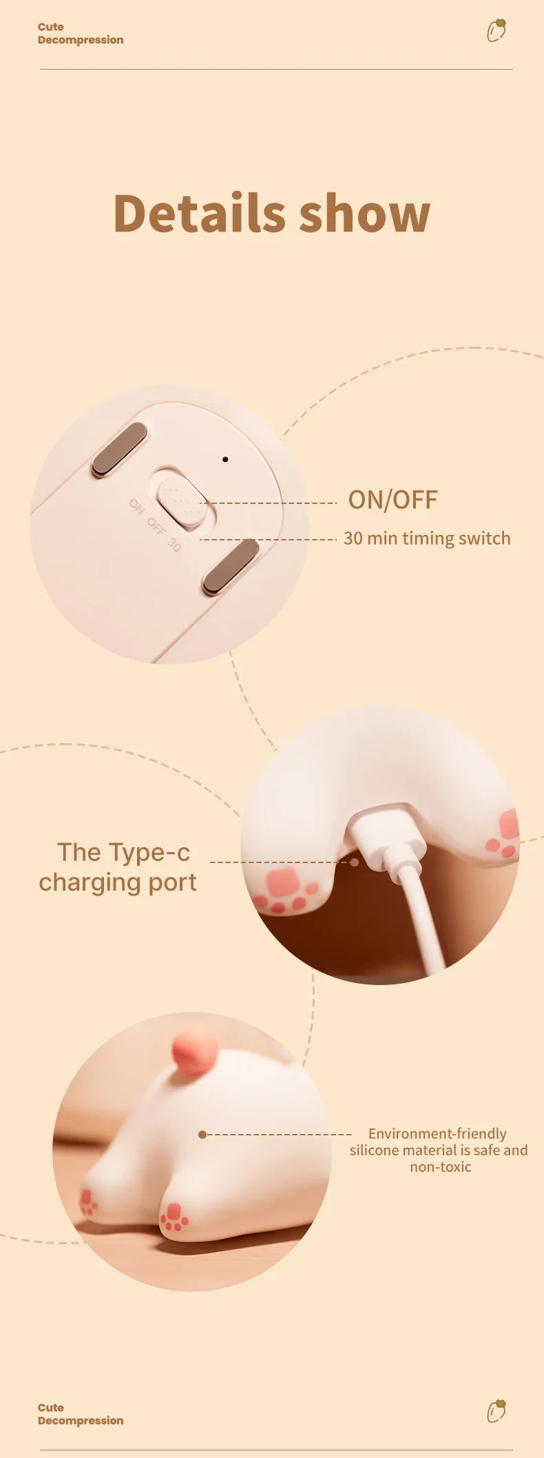 Cute LED Night Light Panda Sheep Rabbit