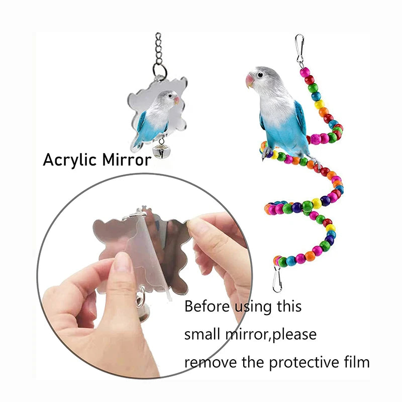 Bird Cage Toys for Parrots