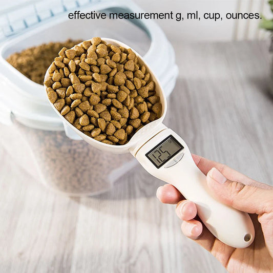 Pet Food Measuring Scoop Scale
