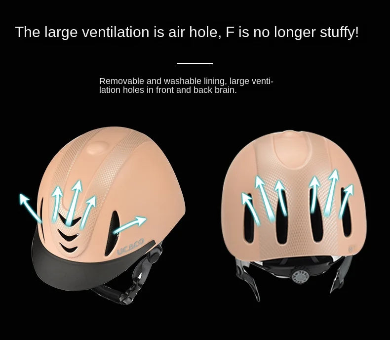 Ultralight Adults/Children's Equestrian Helmet
