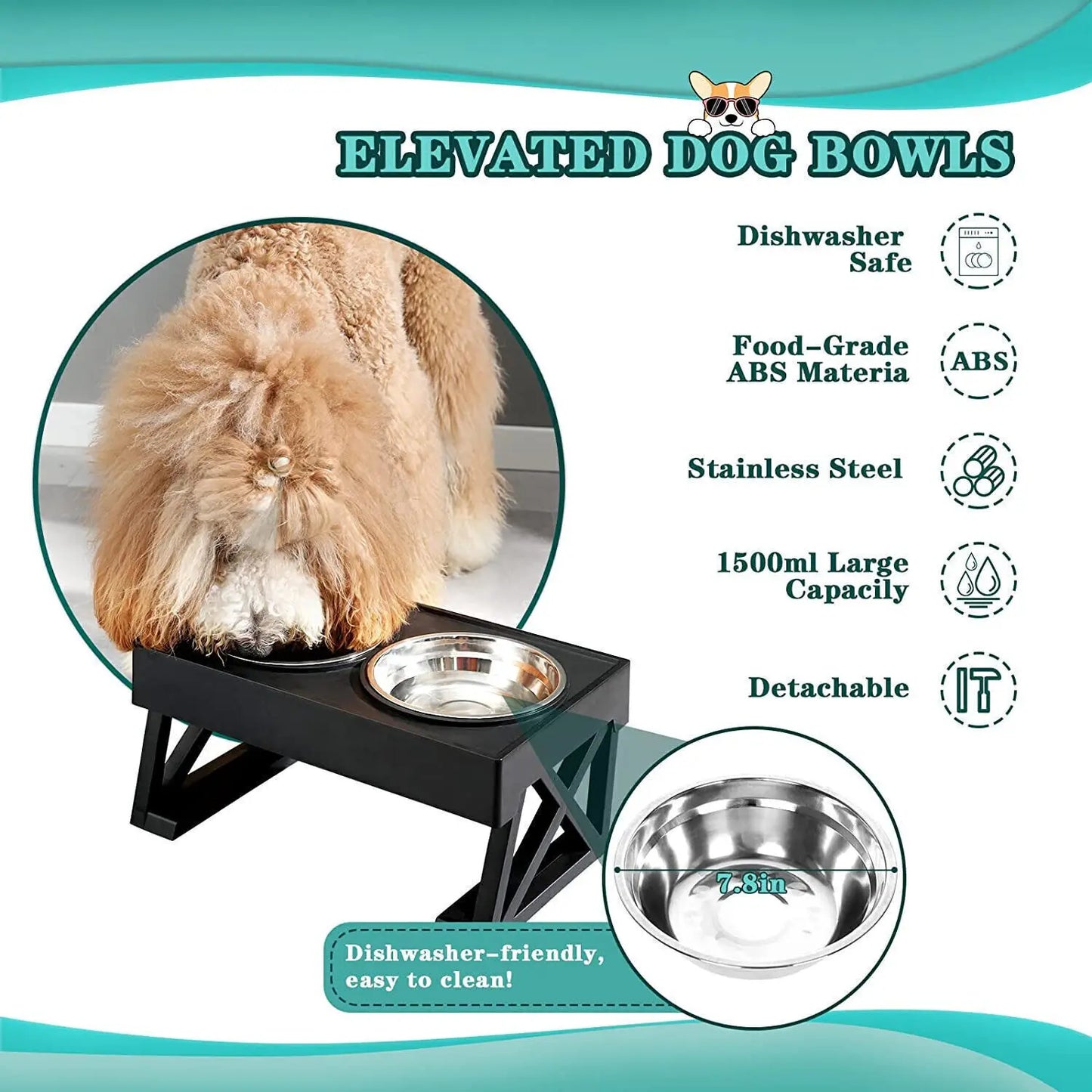 Raised Pet Bowls