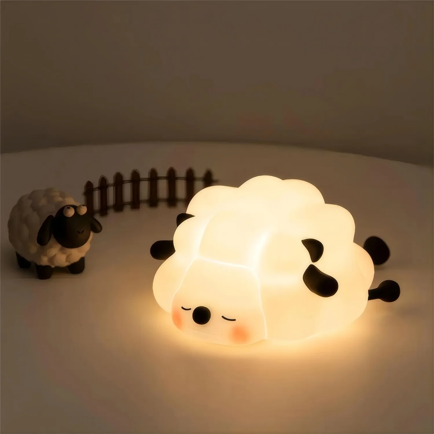 Cute LED Night Light Panda Sheep Rabbit