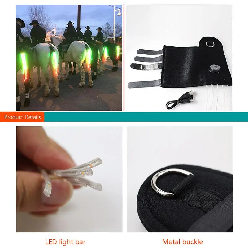 100 CM Long LED Horse Riding Tails Decoration