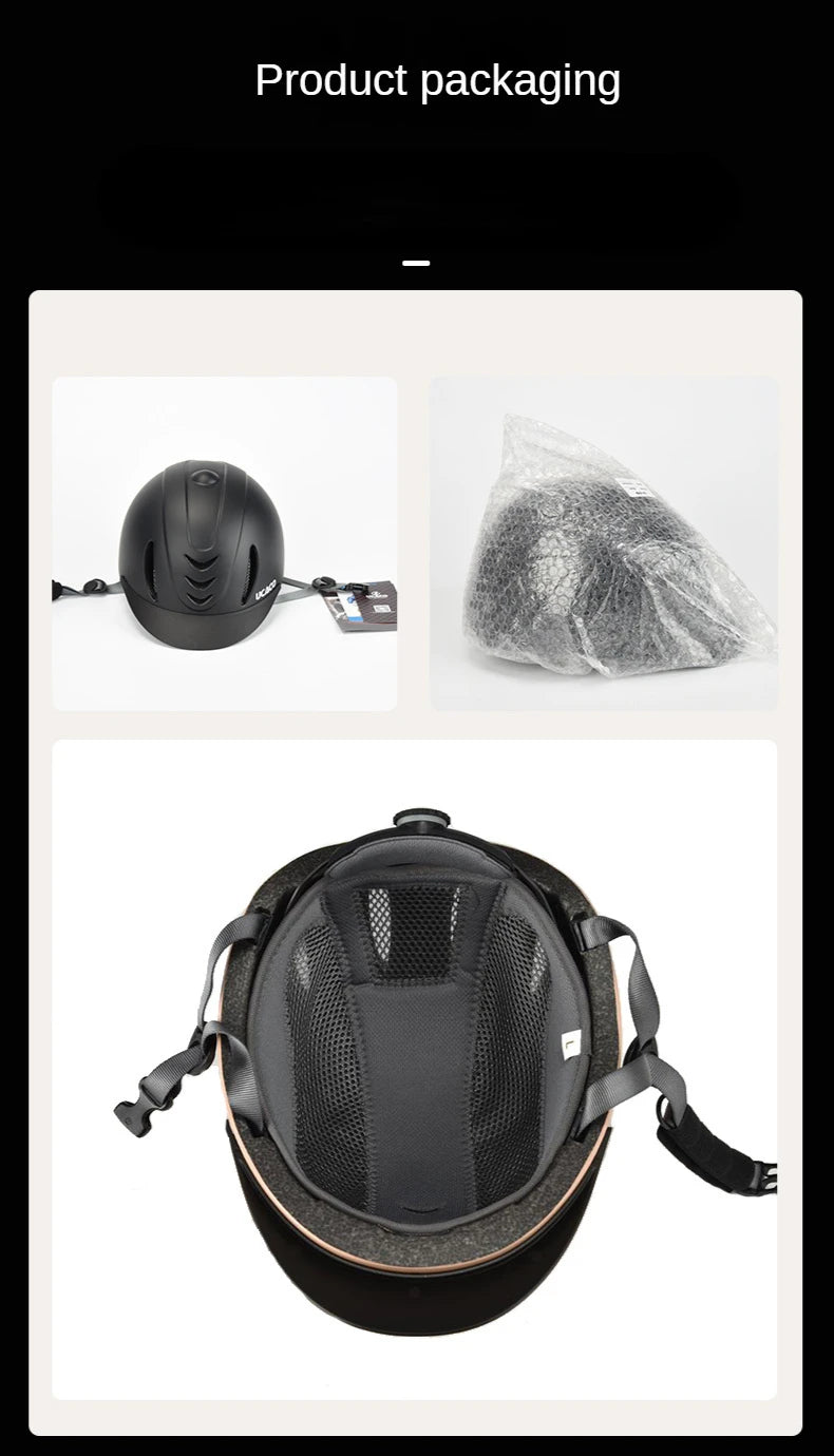 Ultralight Adults/Children's Equestrian Helmet