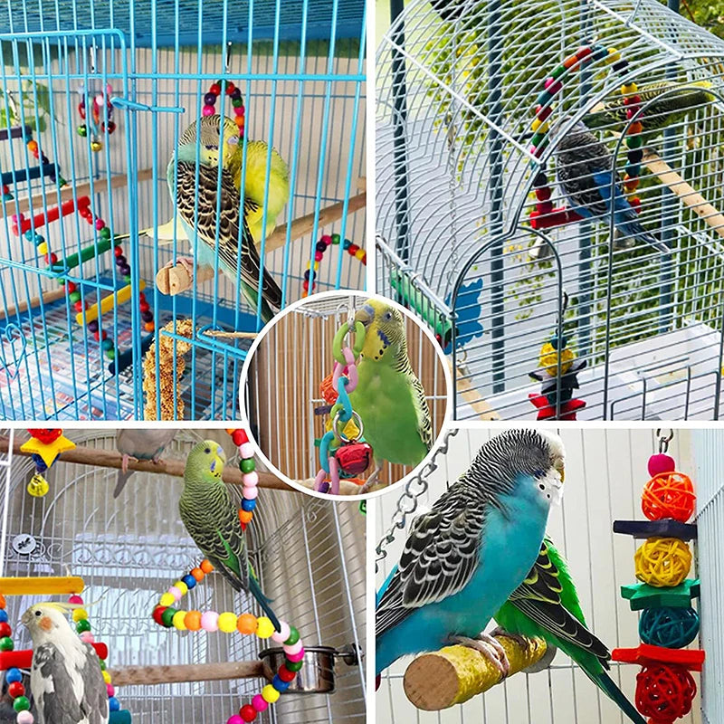 Bird Cage Toys for Parrots