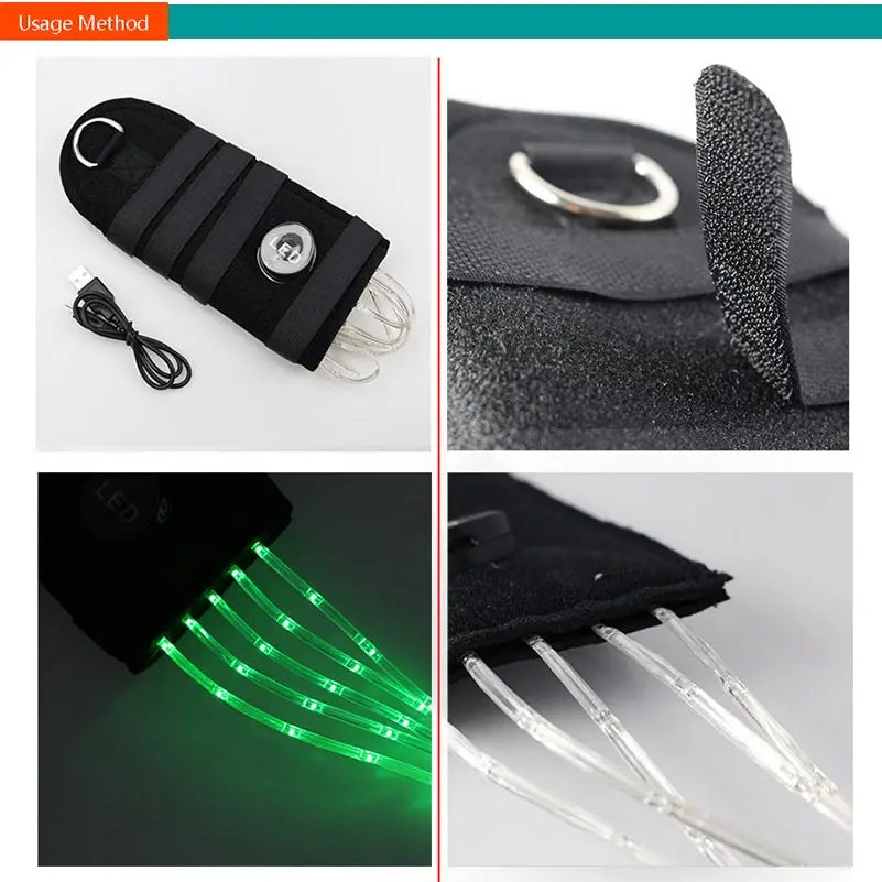 100 CM Long LED Horse Riding Tails Decoration