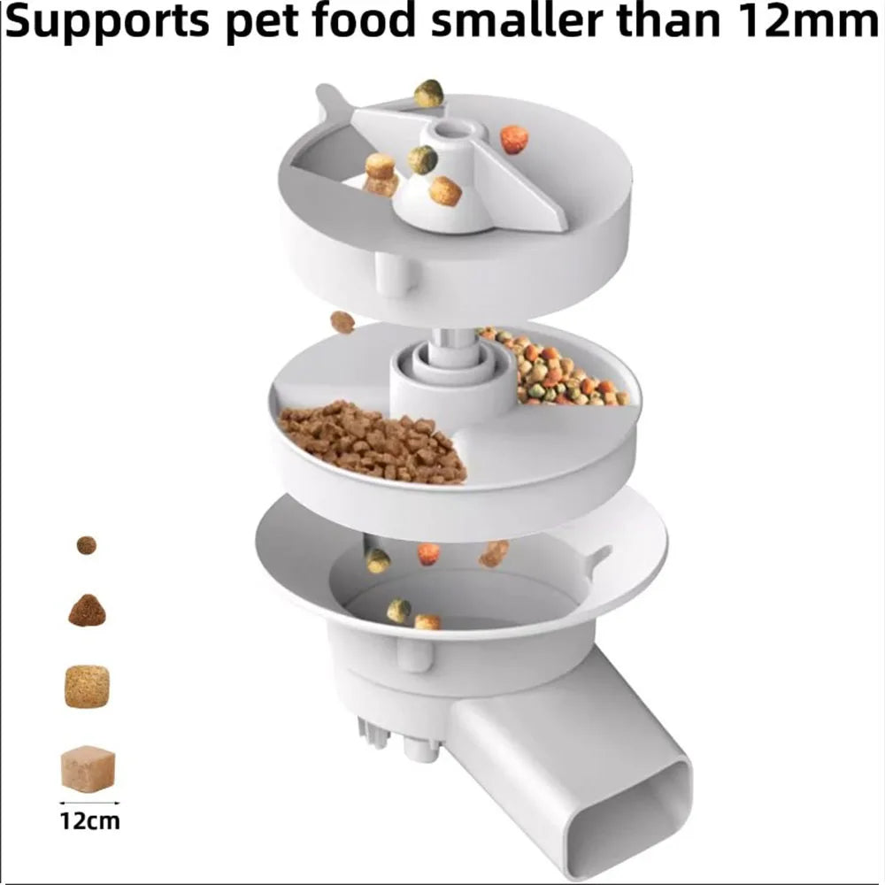 5L Automatic Cat Feeders Double Bowls