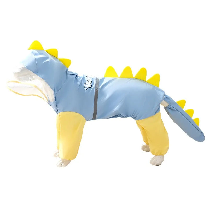 Large Dog Dinosaur Raincoat