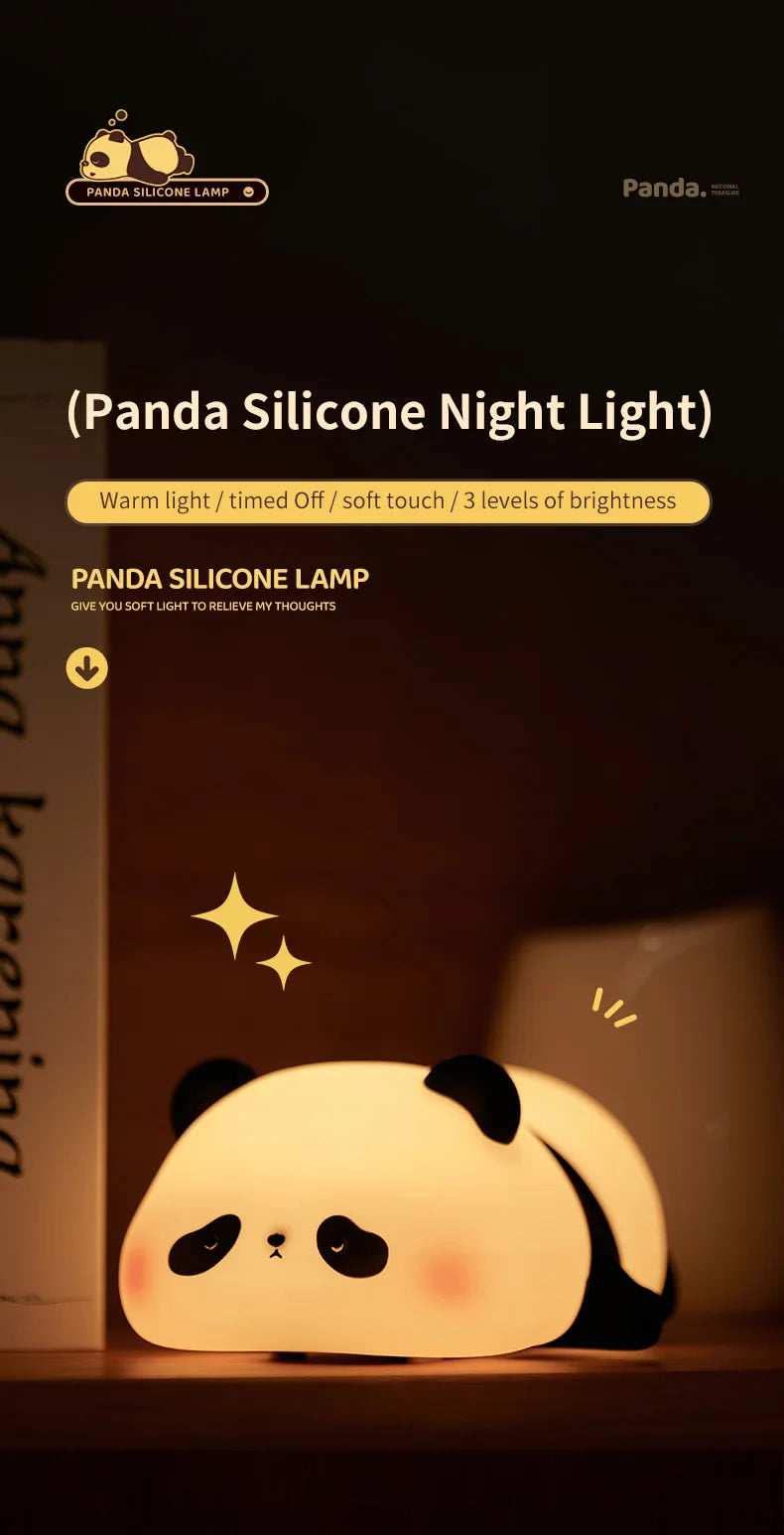 Cute Animal - shape Silicone Night Light