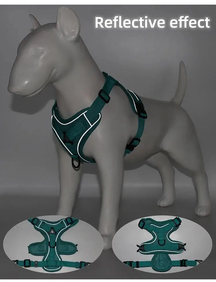 No Pull Dog Harness and Leash Set Adjustable