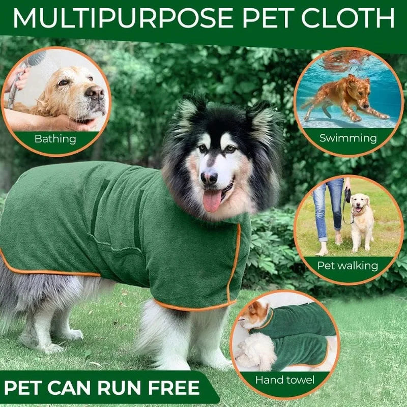Pet Bathrobe Higly Absorbent