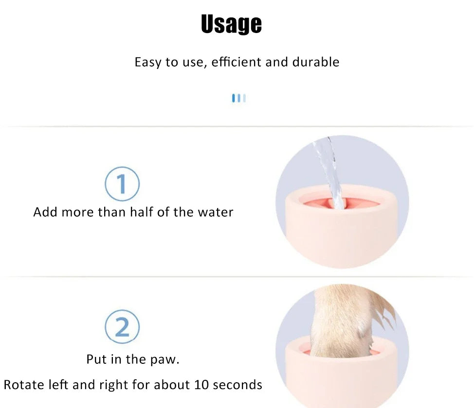 Pet Foot Washing Cup