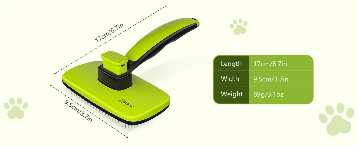 Self-Cleaning Slicker Brush