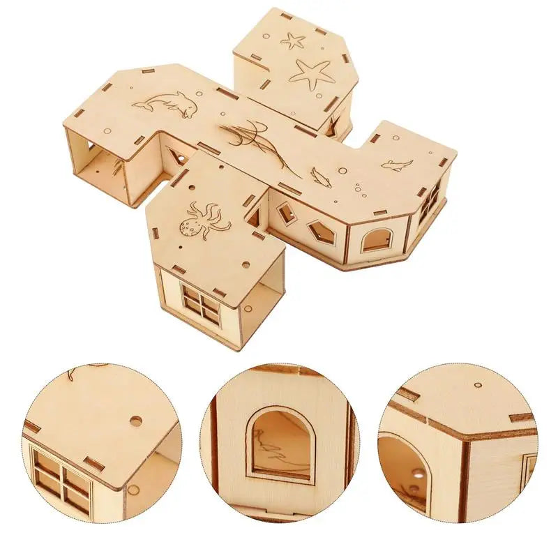 Hamster Toy Tunnel Maze