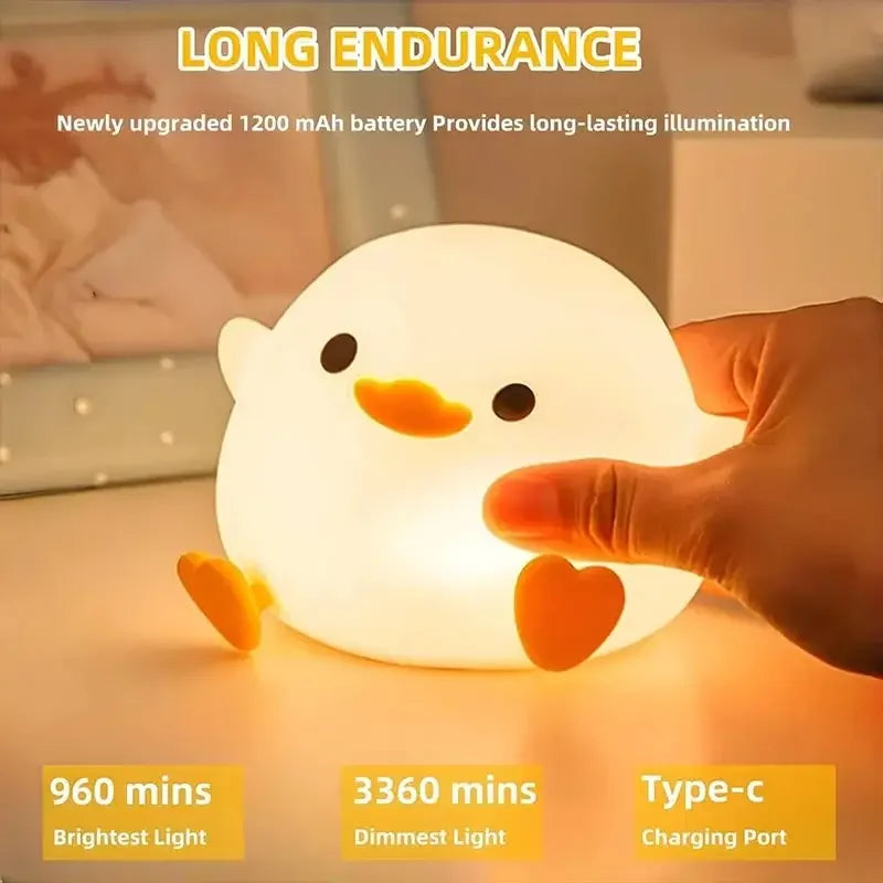 Soft Silicone Night Light - USB Rechargeable