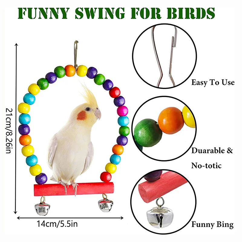 Bird Cage Toys for Parrots