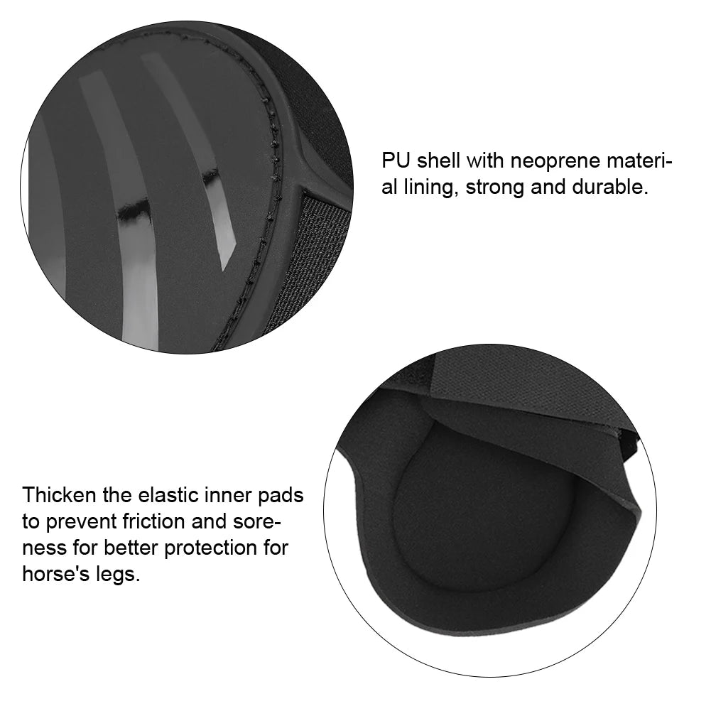 2 Pair Elastic Horse Boot
