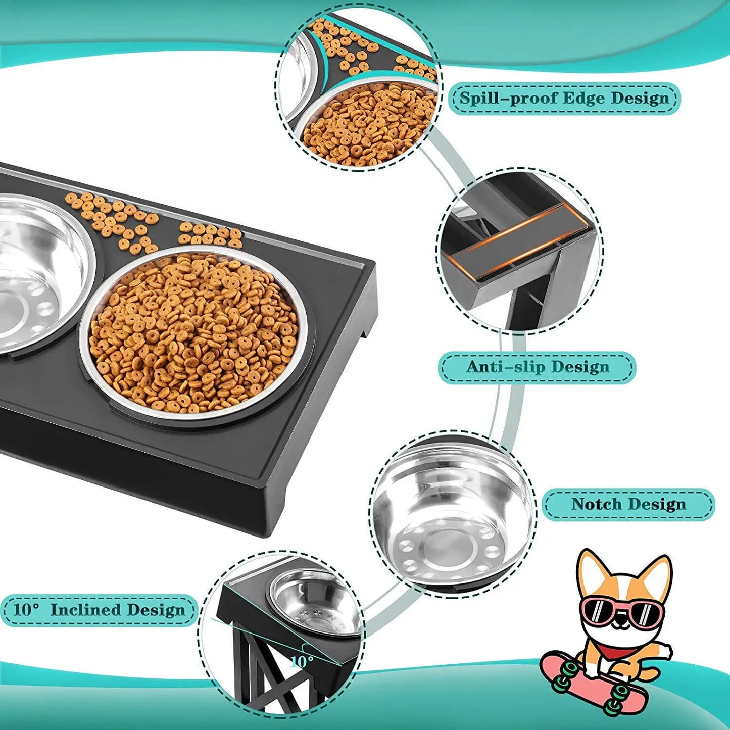 Raised Pet Bowls