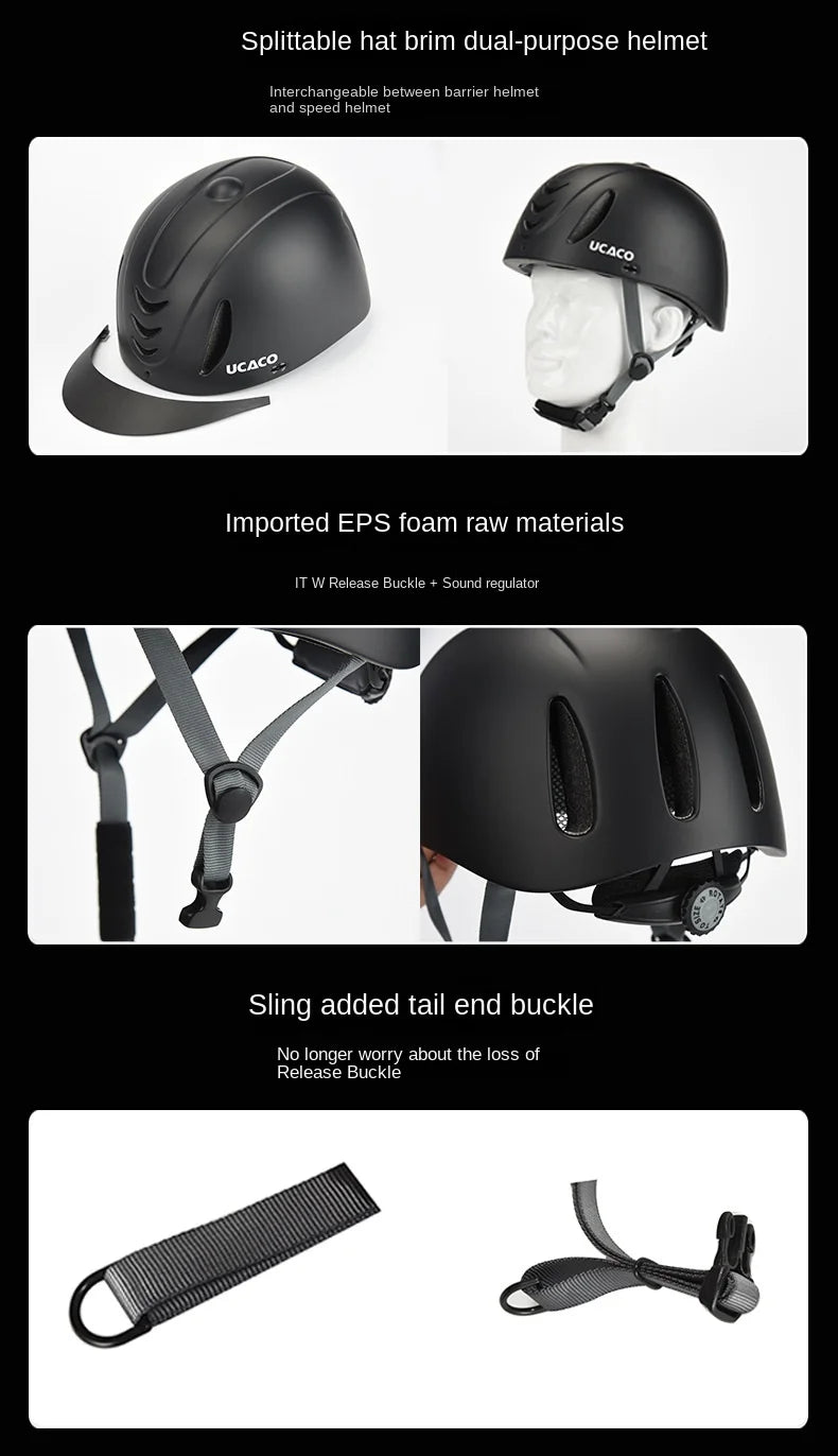Ultralight Adults/Children's Equestrian Helmet