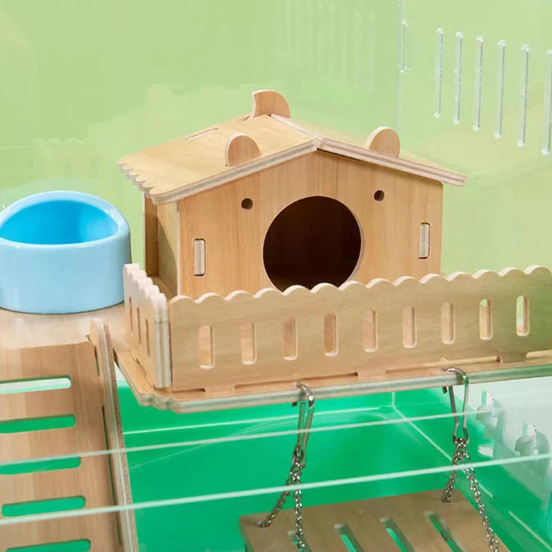 Acrylic Hamster House Cage