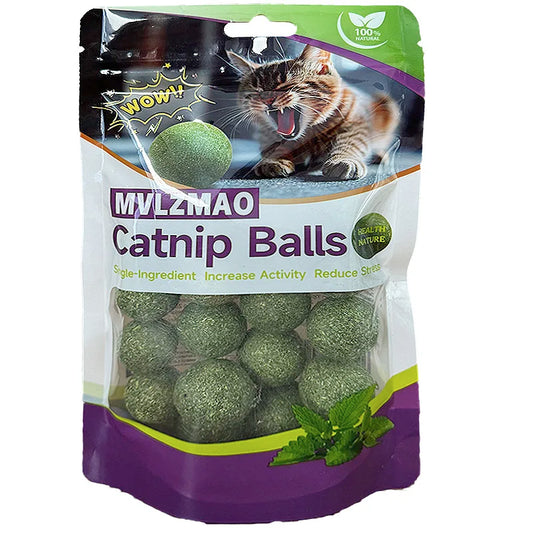 Mint Toys Edible Catnip Ball Safety Healthy Cat Catnip