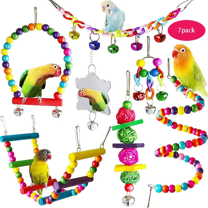 Bird Cage Toys for Parrots
