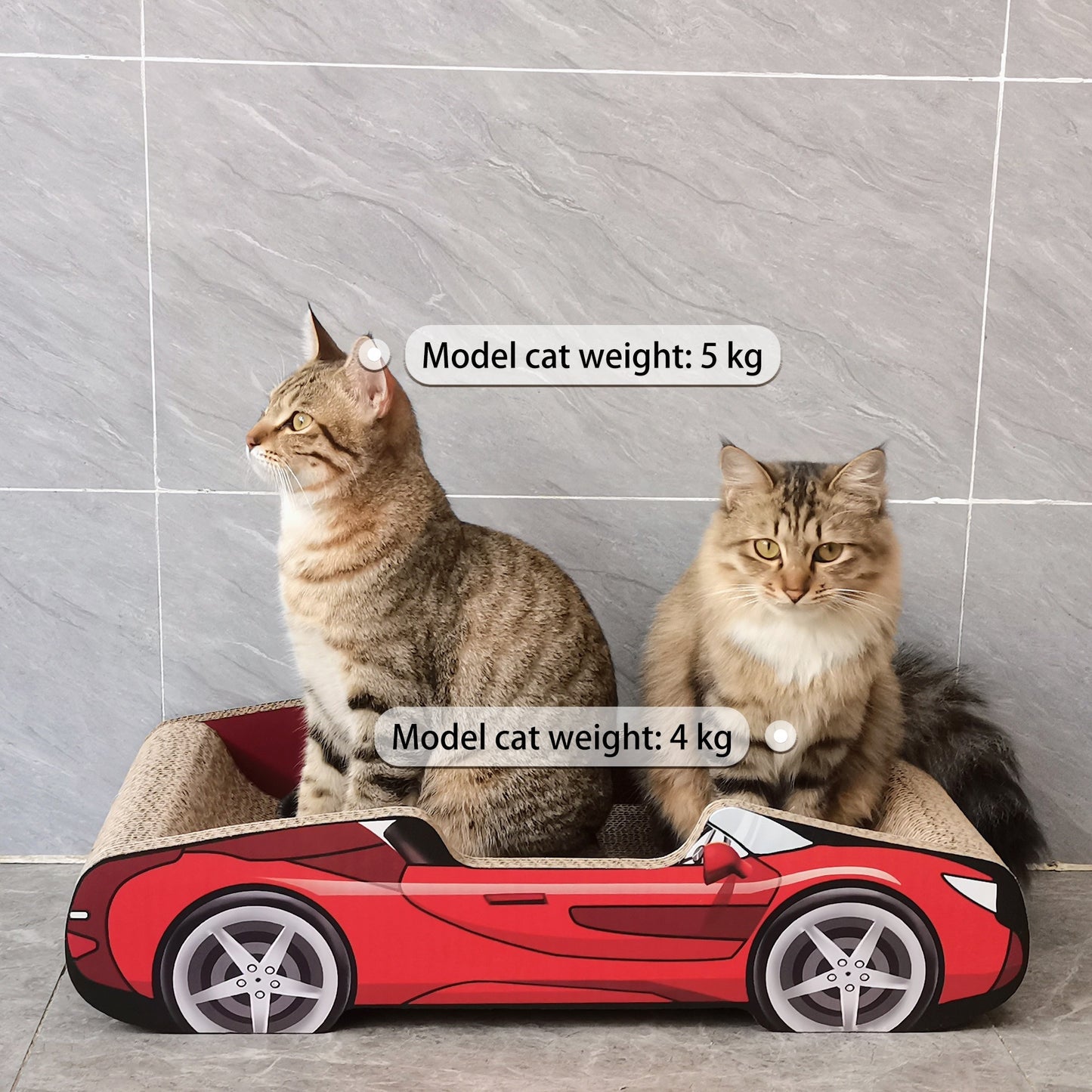 Red Sports Car Cat Scratcher Lounge