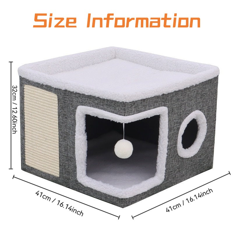 Deluxe Multi-Level Cat/Dog Condo