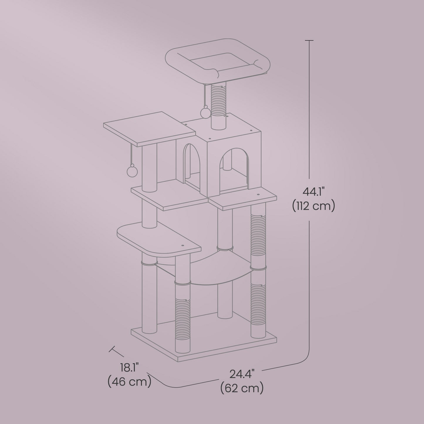 Multi-Level Cat Tree
