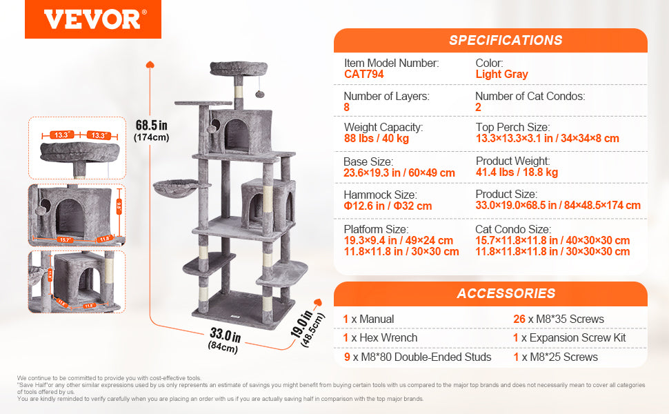 Cat Tree for Indoor