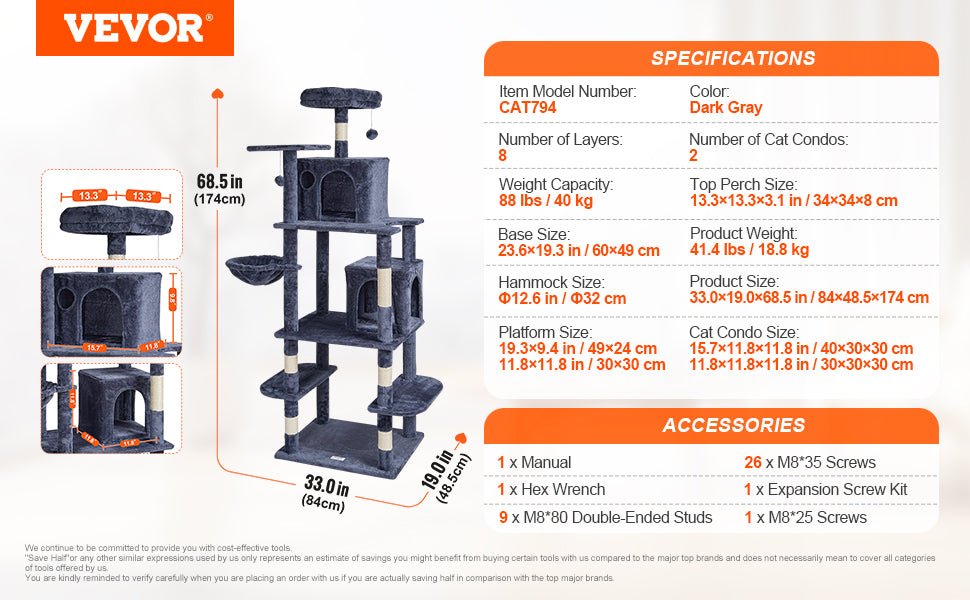 Cat Tree for Indoor