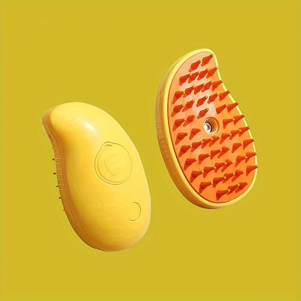 USB Rechargeable Self-Cleaning Steam Cat Brush
