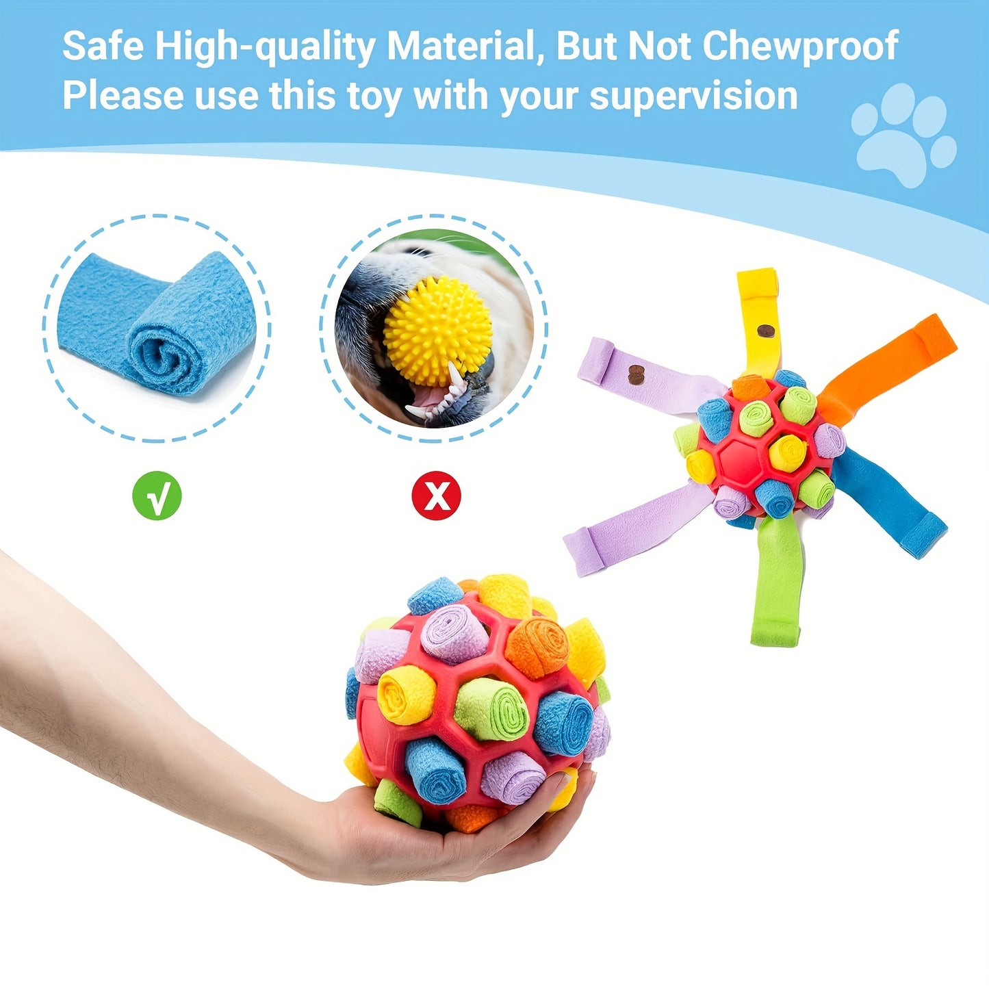 Sniffing Ball Dog Toys Interactive Puzzle Dog