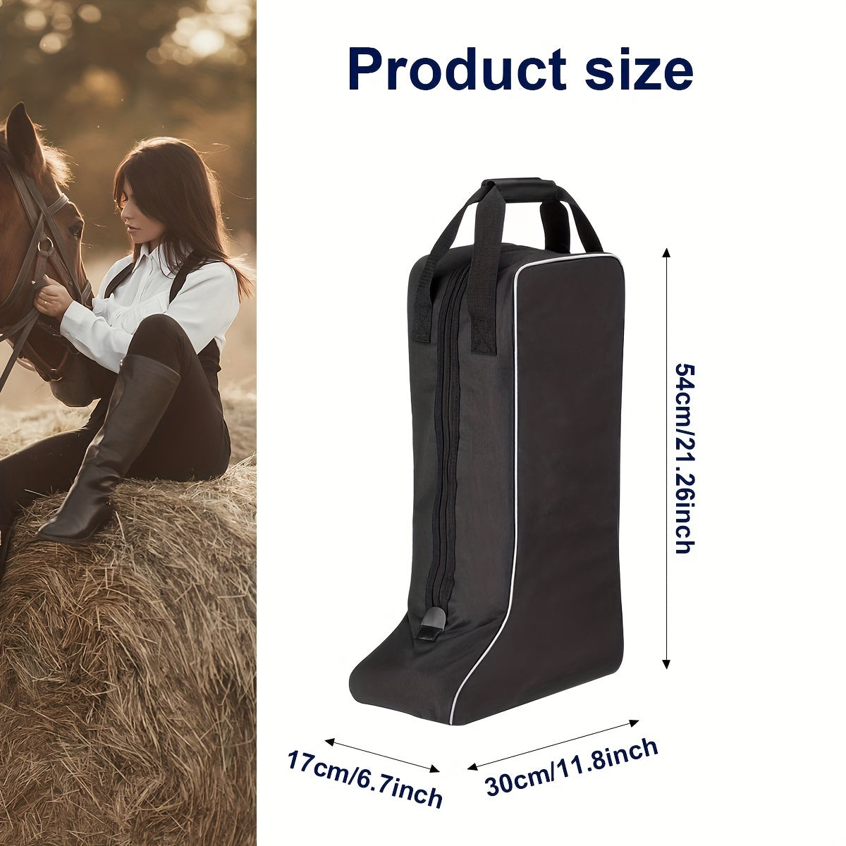 Long Equestrian Boots - High-density
