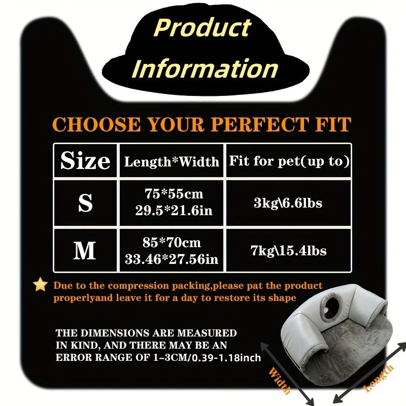 3-in-1 Cosy Cat Tunnel Bed