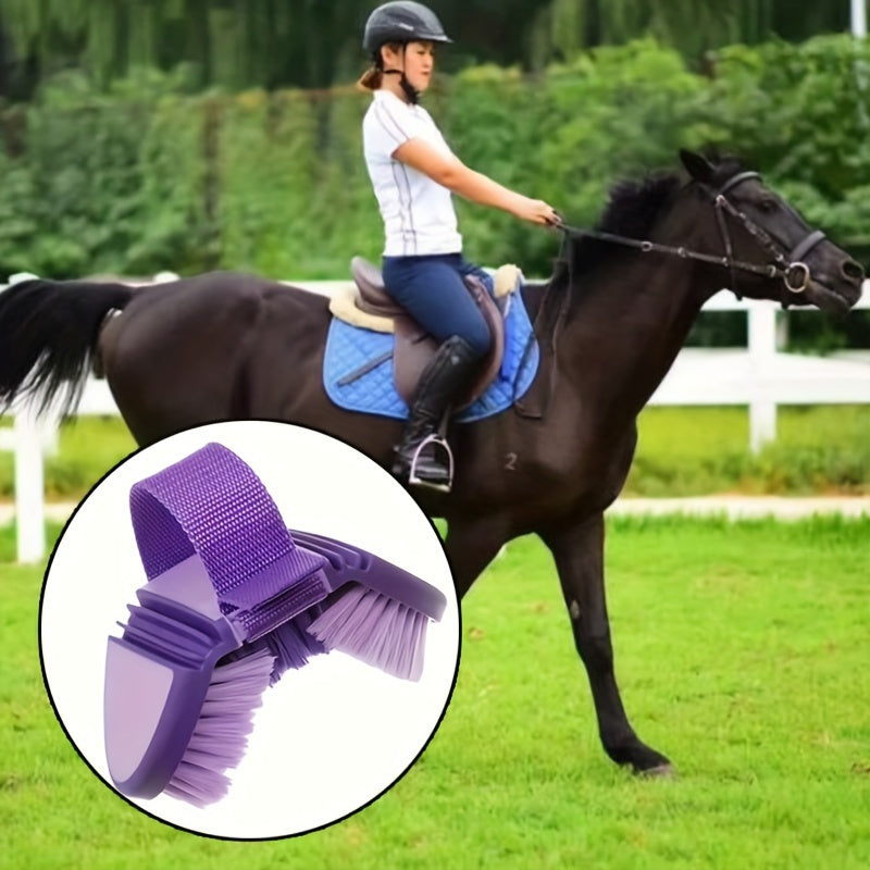 Versatile Soft Bristle Horse Brush