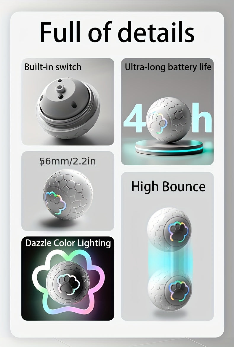 Rechargeable Smart Bouncing Ball Toy